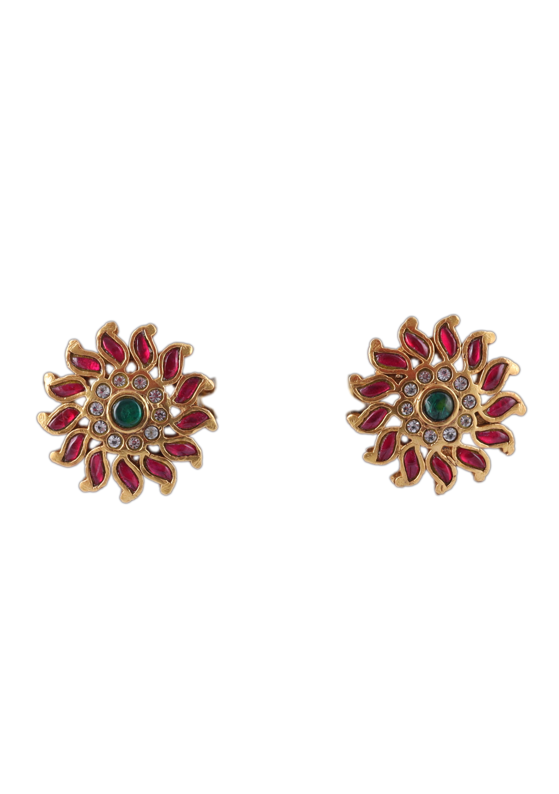 Cute and Simple Designer Jadau Kundan Stud Earrings