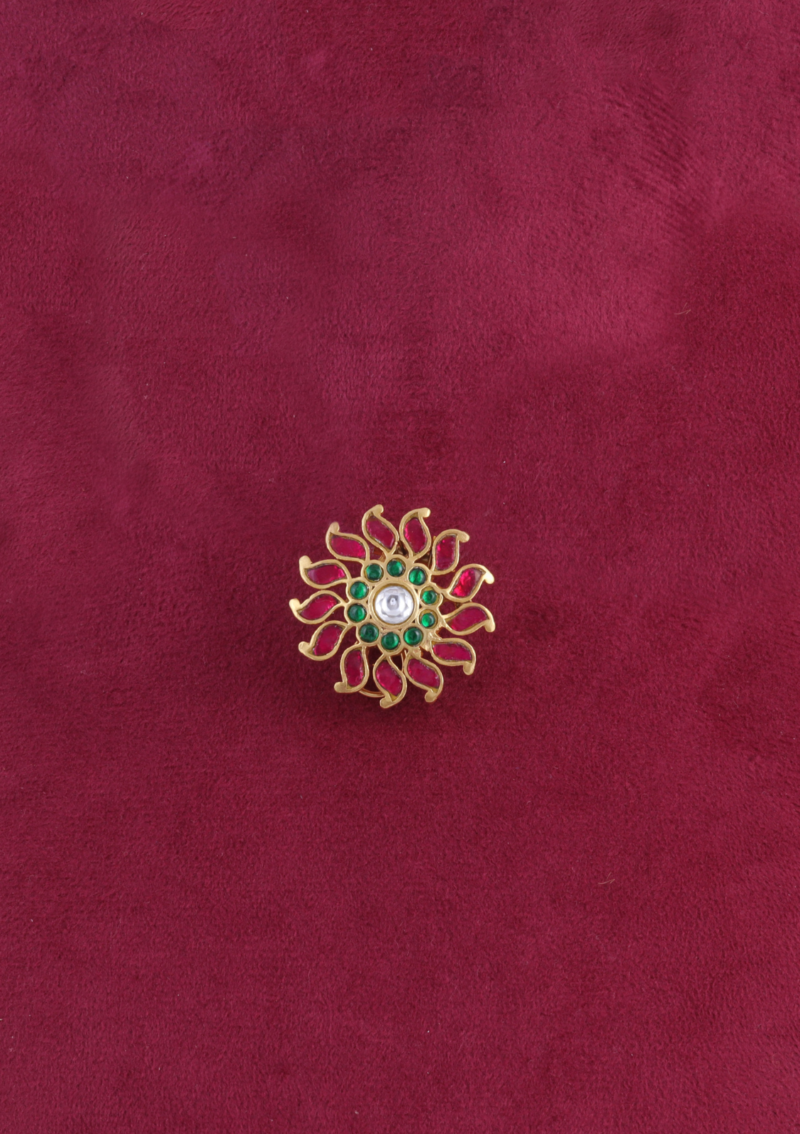 Designer Surya Jadau Kundan Hair Pin