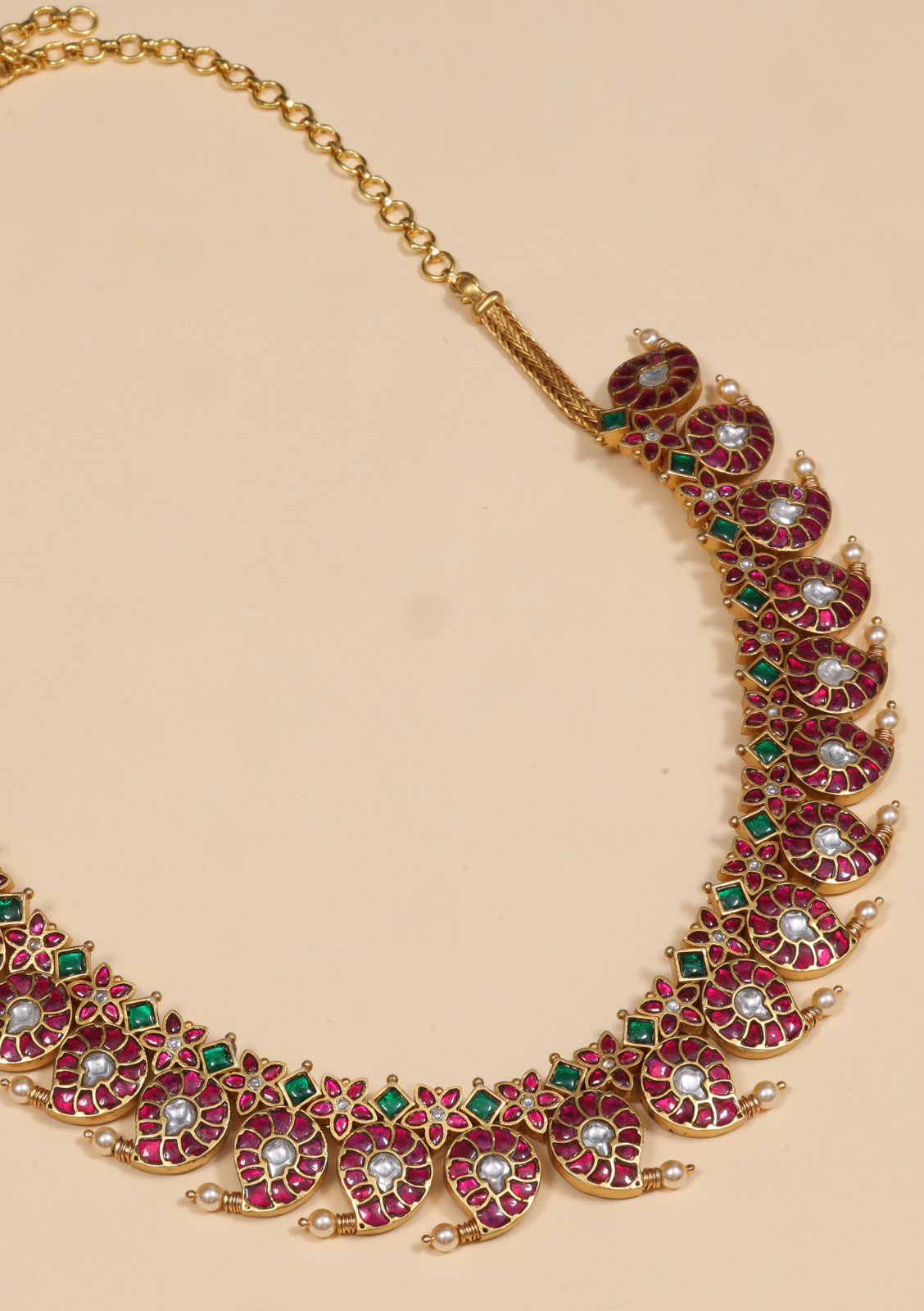 Classic and Simple Designer Mango Jadau Kundan Haram Necklace