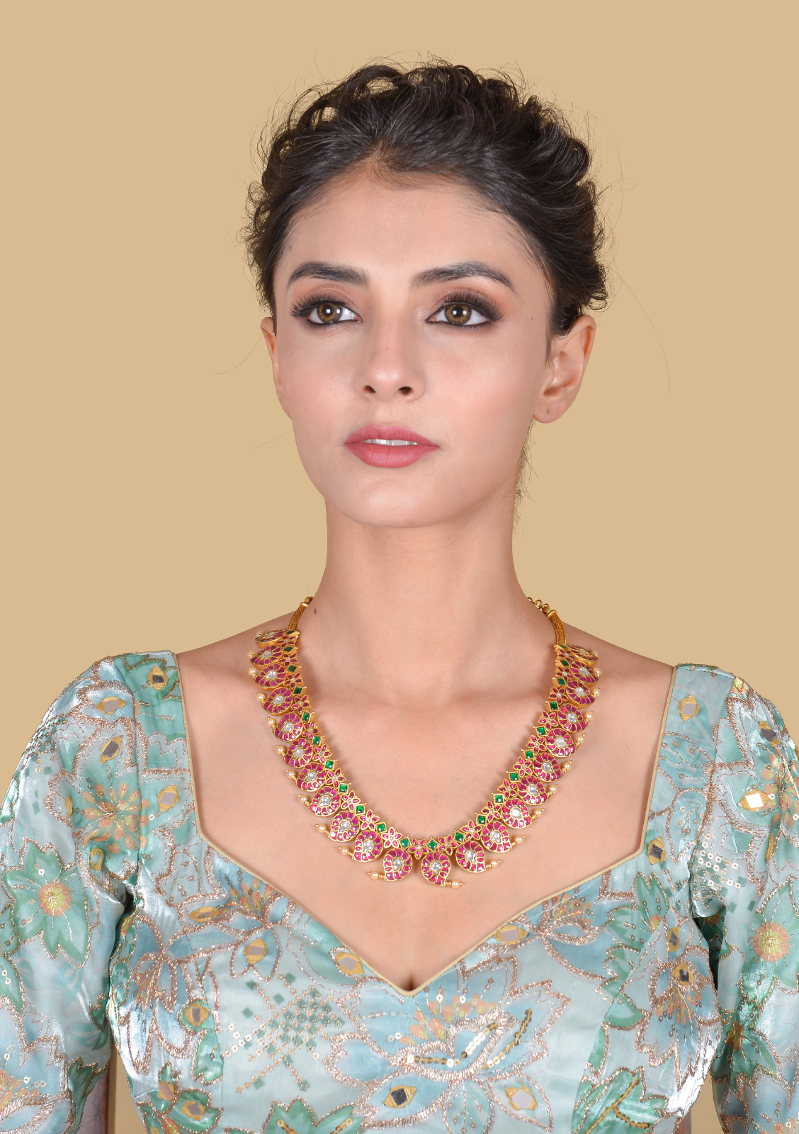Classic and Simple Designer Mango Jadau Kundan Haram Necklace