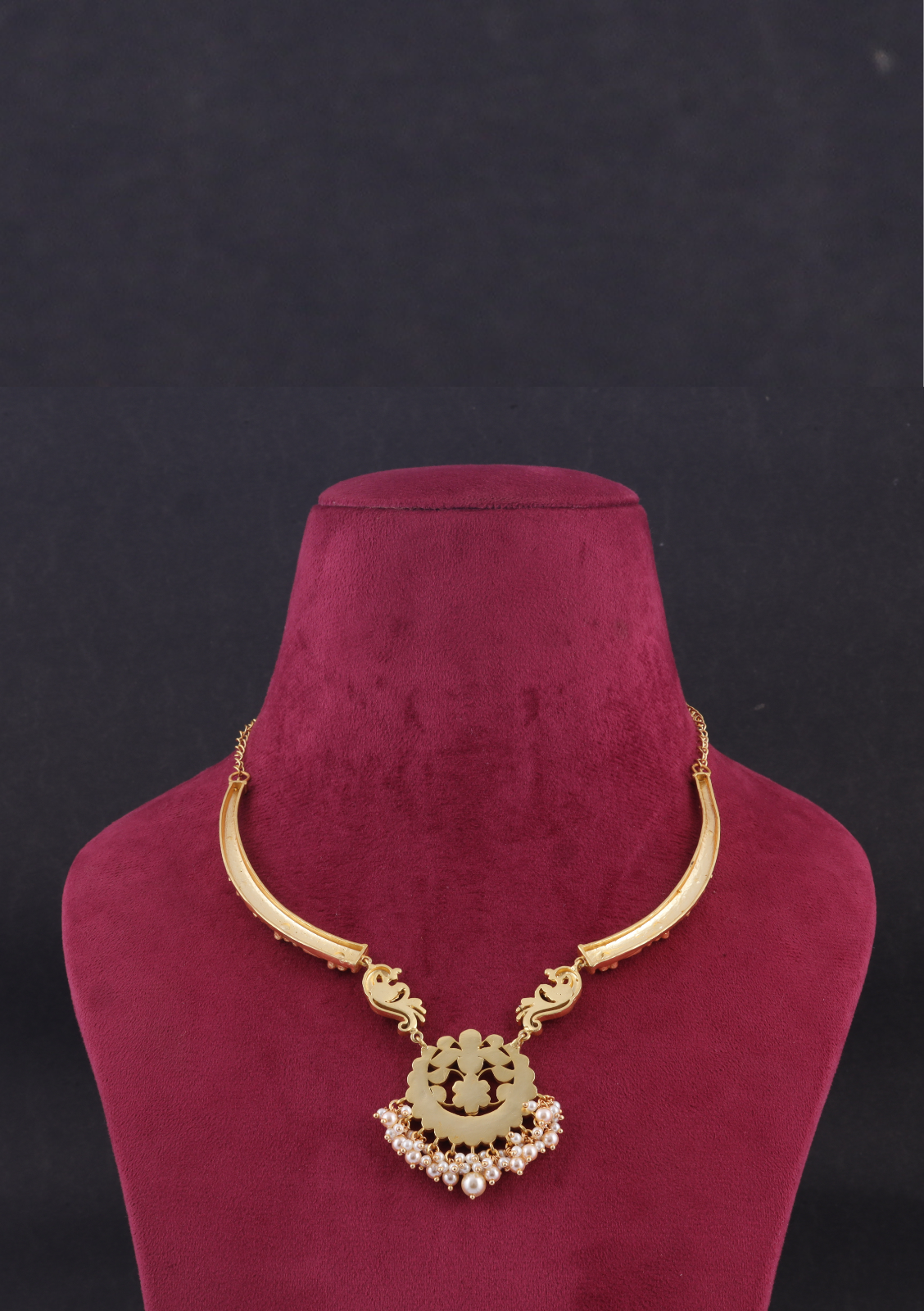 Exquisite Designer Jadau Kundan Hasli Necklace