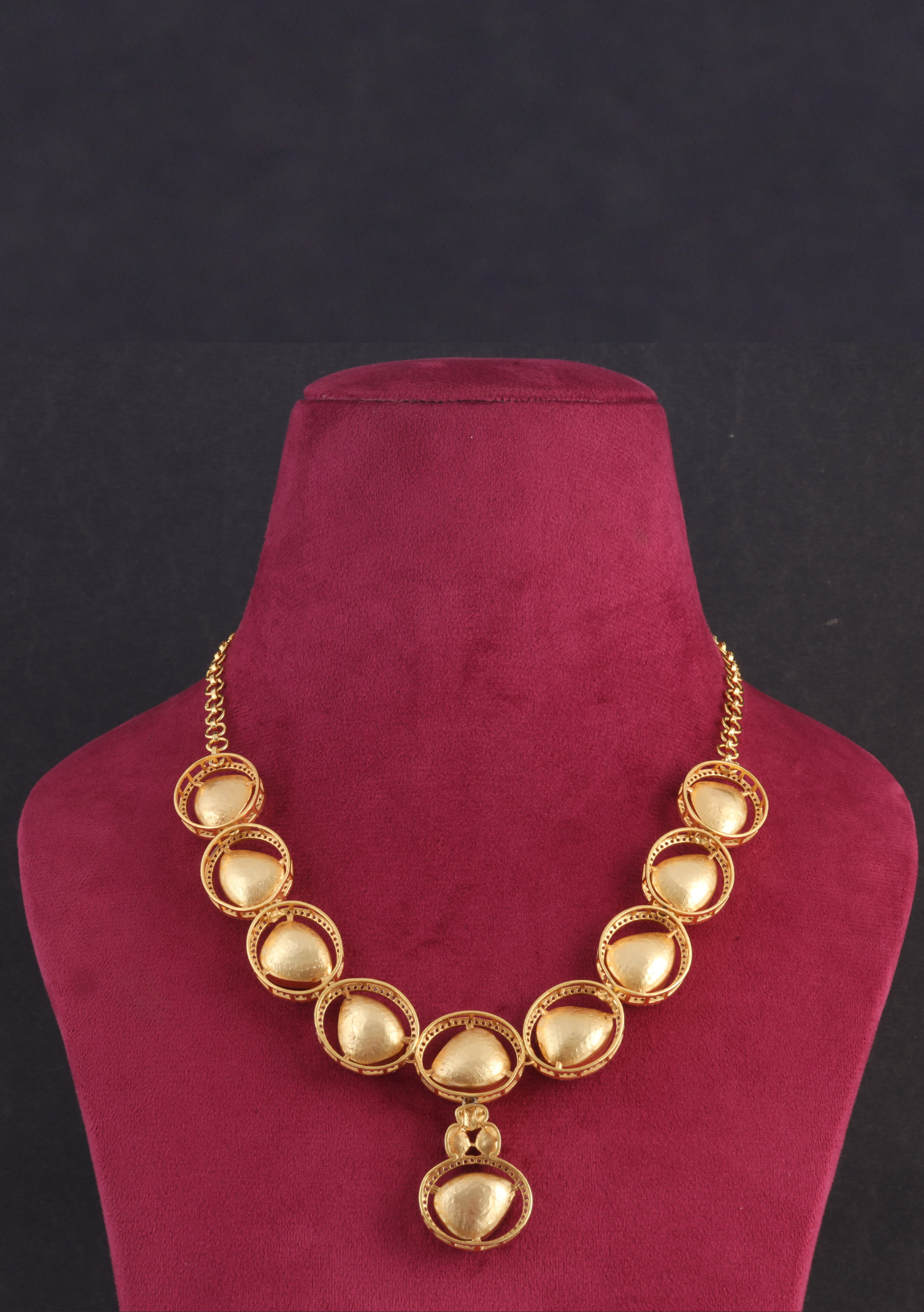 Stylish Designer Moissanite Polki Necklace Earring Set