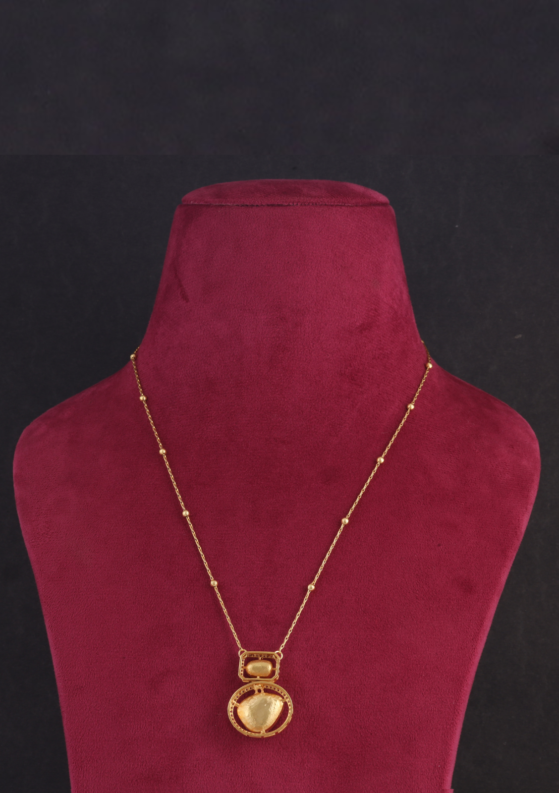 Minimal Elegant Moissanite Polki Necklace Earring Set