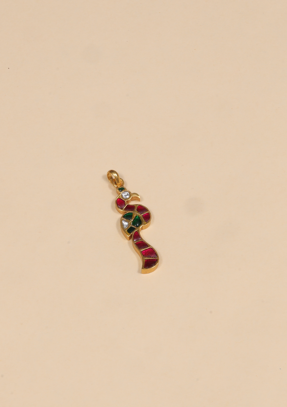 Elegant Peacock Designer Kundan Pendant