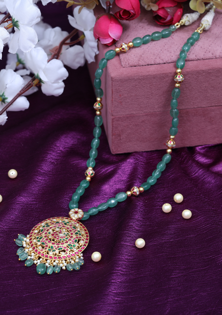 Nivrata Jadau Kundan Long Necklace
