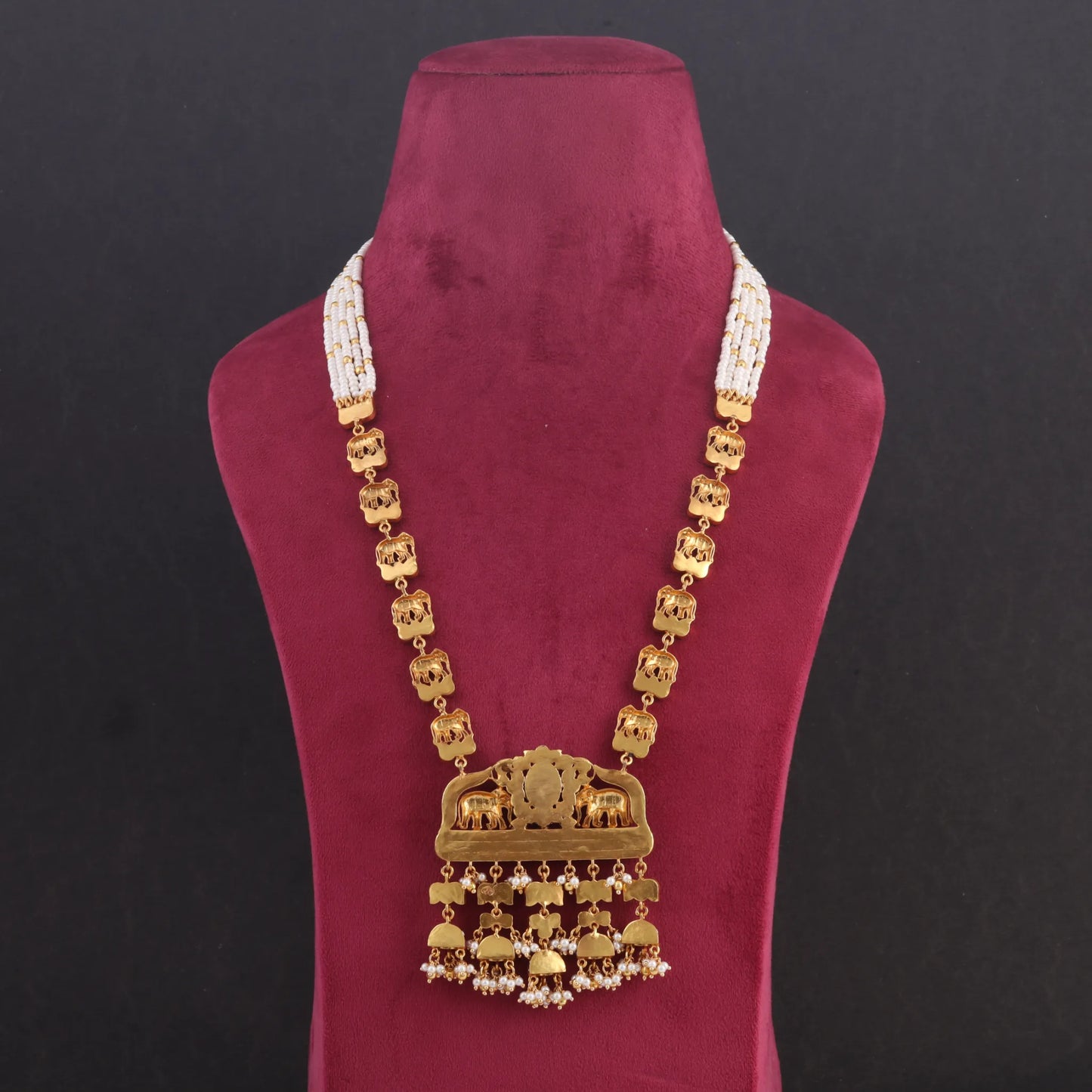 Classic Maharani Jadau Kundan Long Necklace