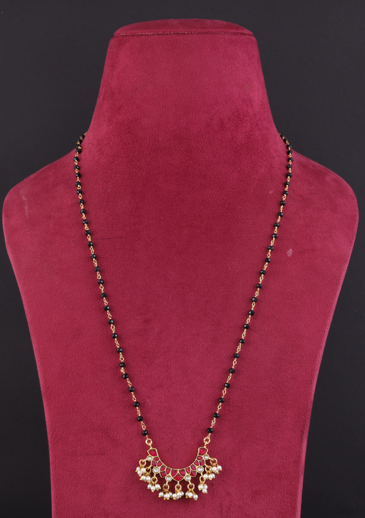 Aikyam Jadau Kundan Mangalsutra