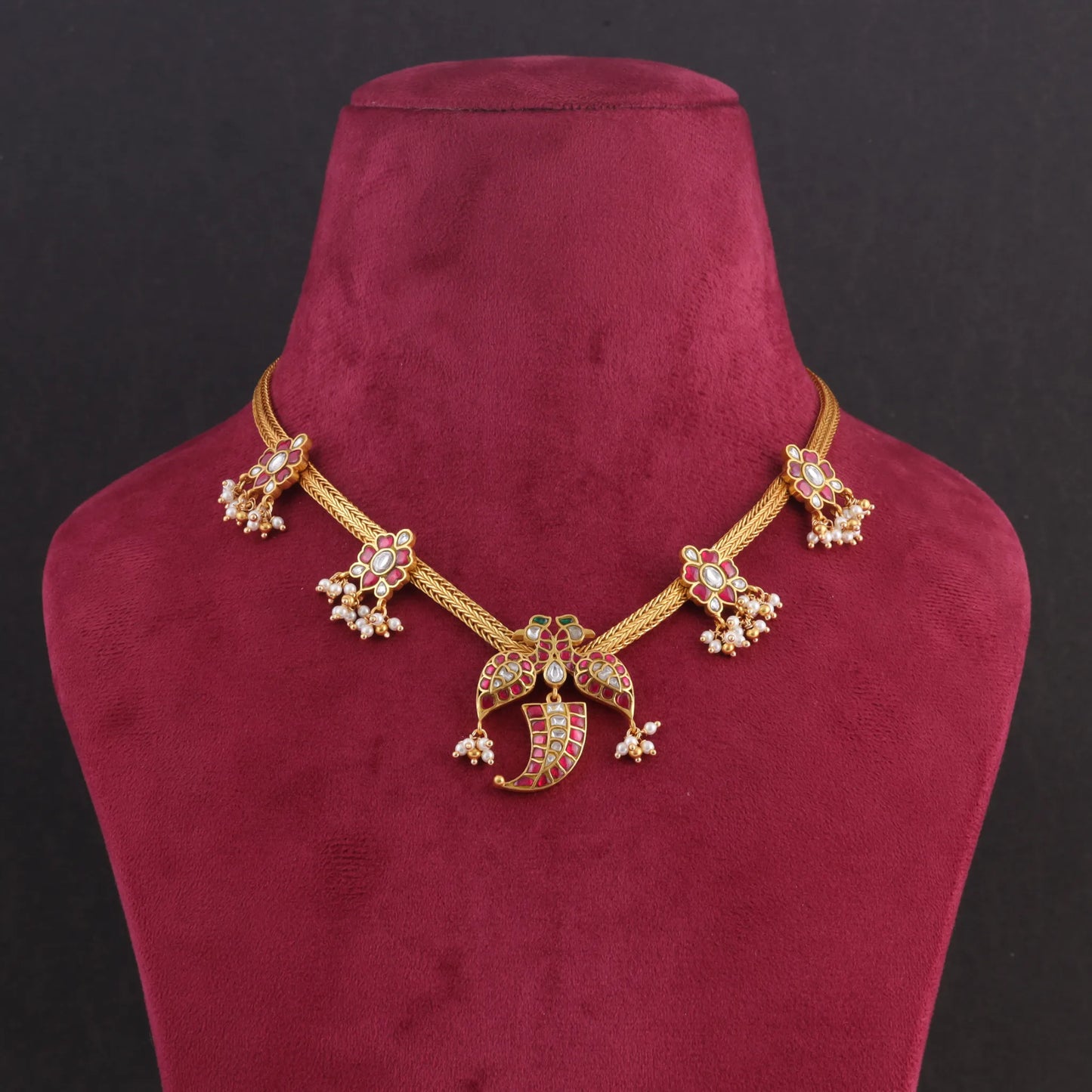 Timeless and Regal Jadau Kundan Short Necklace