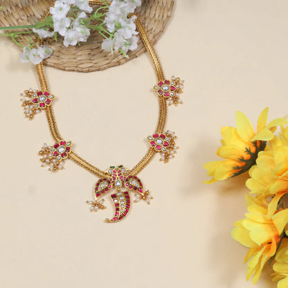 Timeless and Regal Jadau Kundan Short Necklace