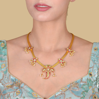 Timeless and Regal Jadau Kundan Short Necklace