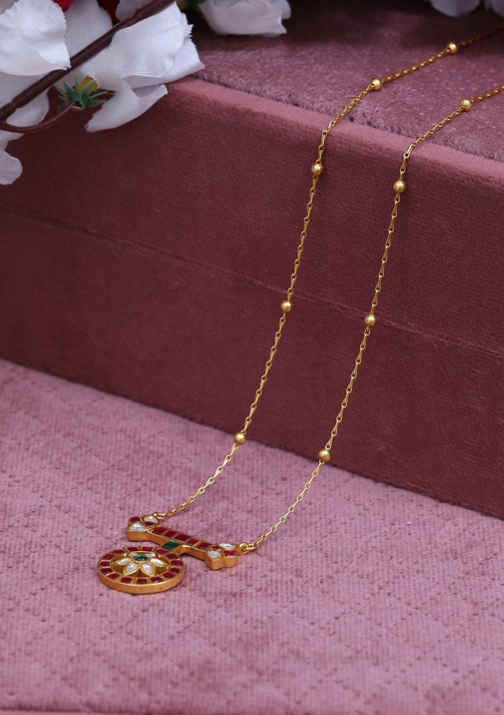 Roza Jadau Kundan Neckchain