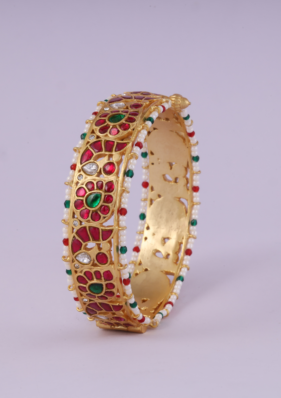 Nargis Jadau Kundan Designer Single Bangle