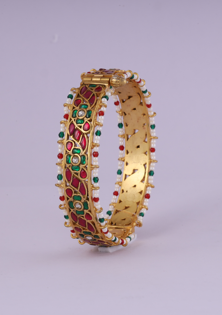 Siwana Jadau Kundan Designer Single Bangle