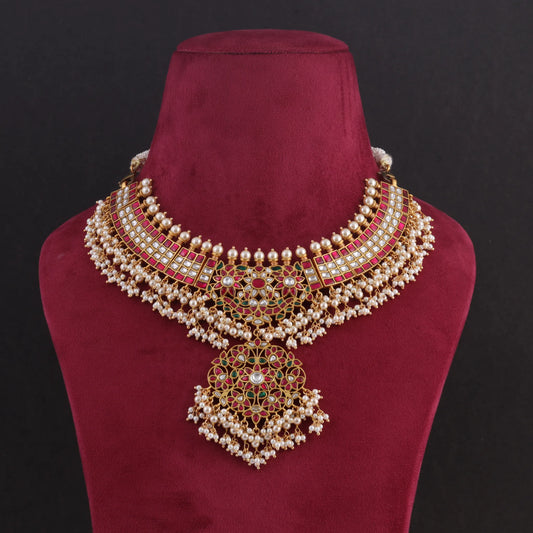 Traditional Bridal Designer Jadau Kundan Necklace