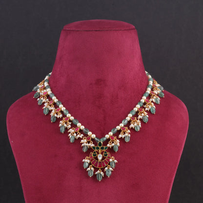 Jadau Kundan Traditional simple Necklace