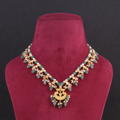 Jadau Kundan Traditional simple Necklace