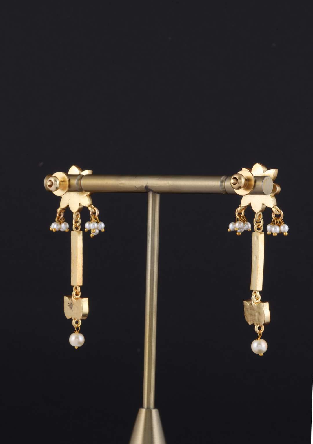 Sheesha Jadau Kundan Earrings