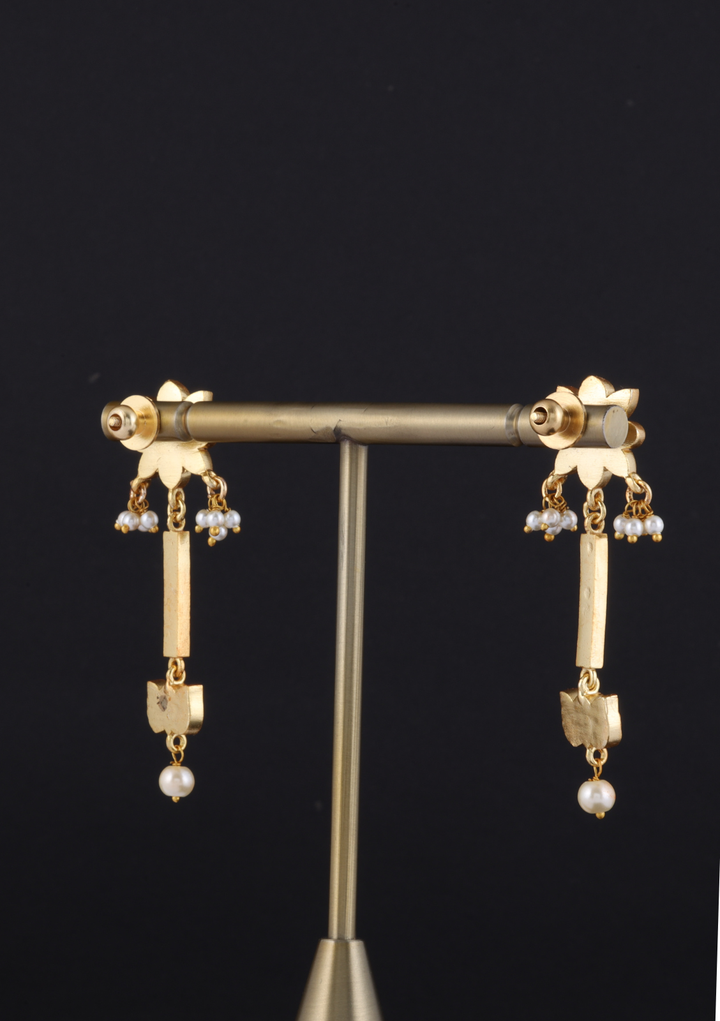 Sheesha Jadau Kundan Earrings