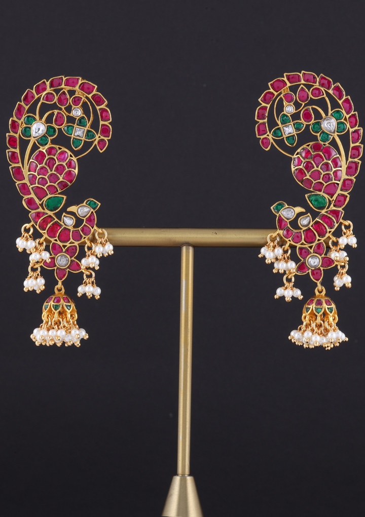 Ritvi Jadau Kundan Modern Cuff Earrings