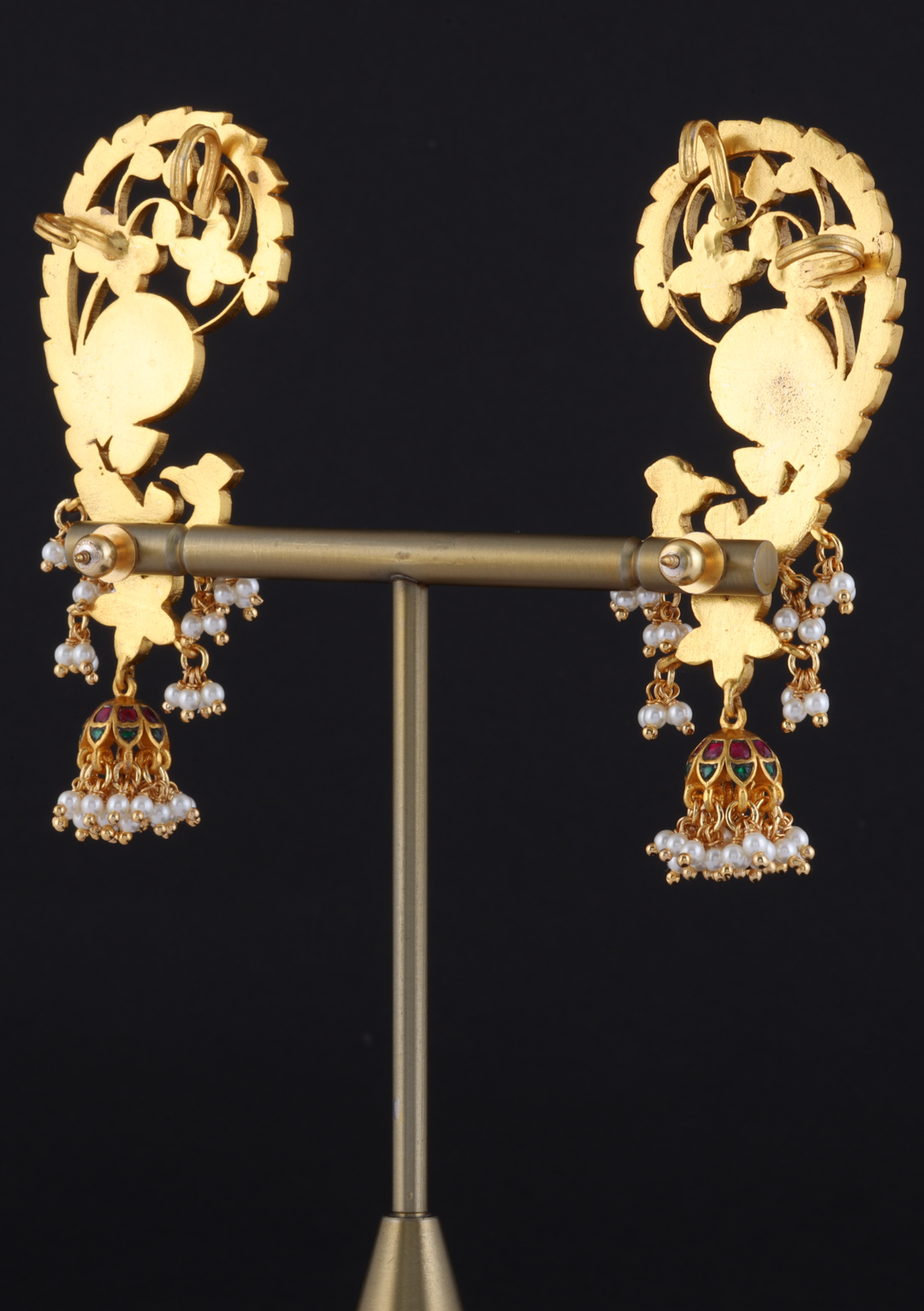 Ritvi Jadau Kundan Modern Cuff Earrings