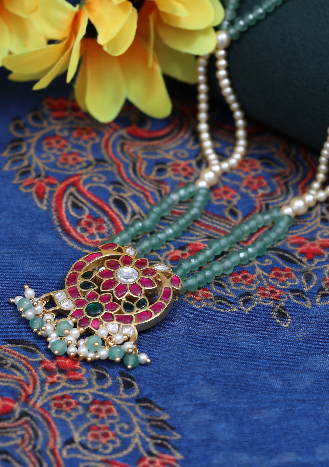 Trishla Jadau Kundan Necklace