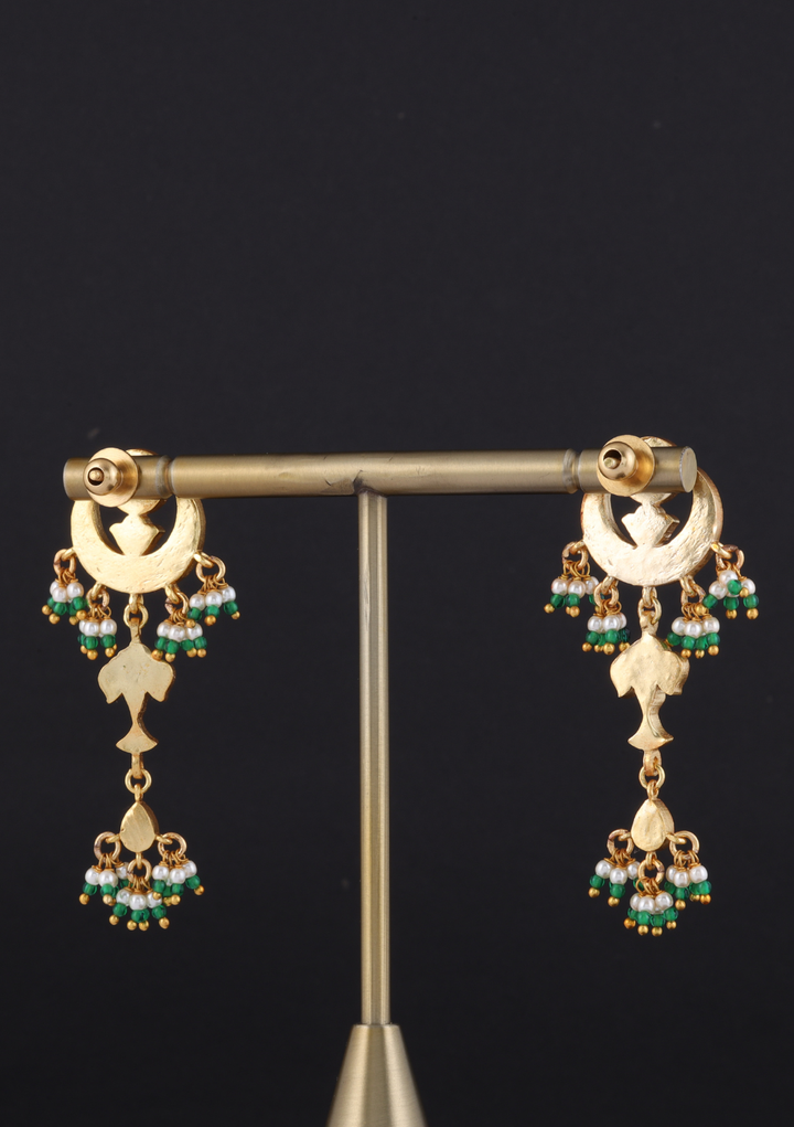 Chitrakala Jadau Kundan Latkan Earrings