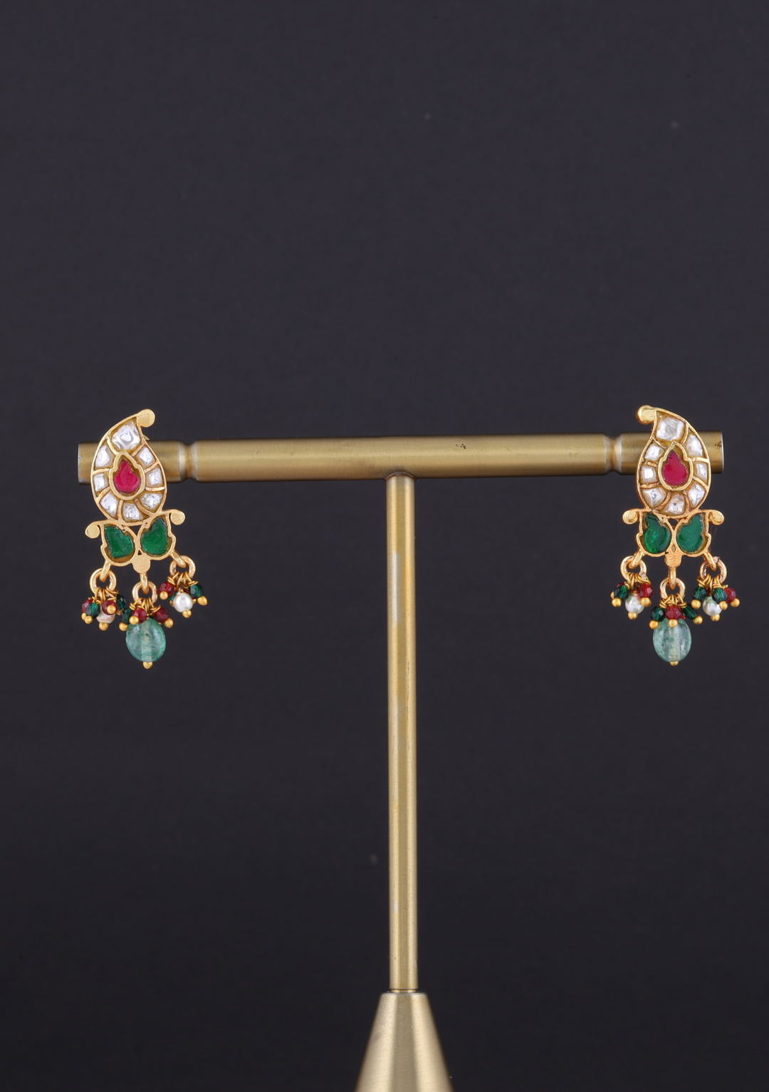 Damini Jadau Kundan Minimal Earrings