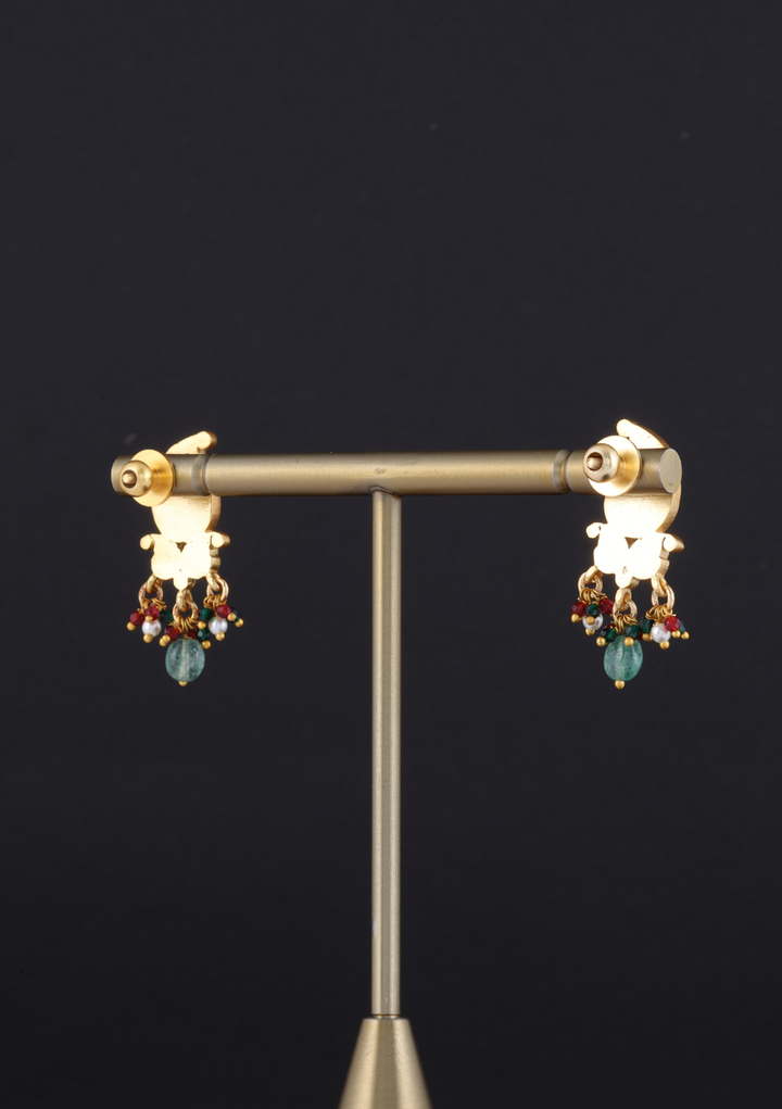 Damini Jadau Kundan Minimal Earrings