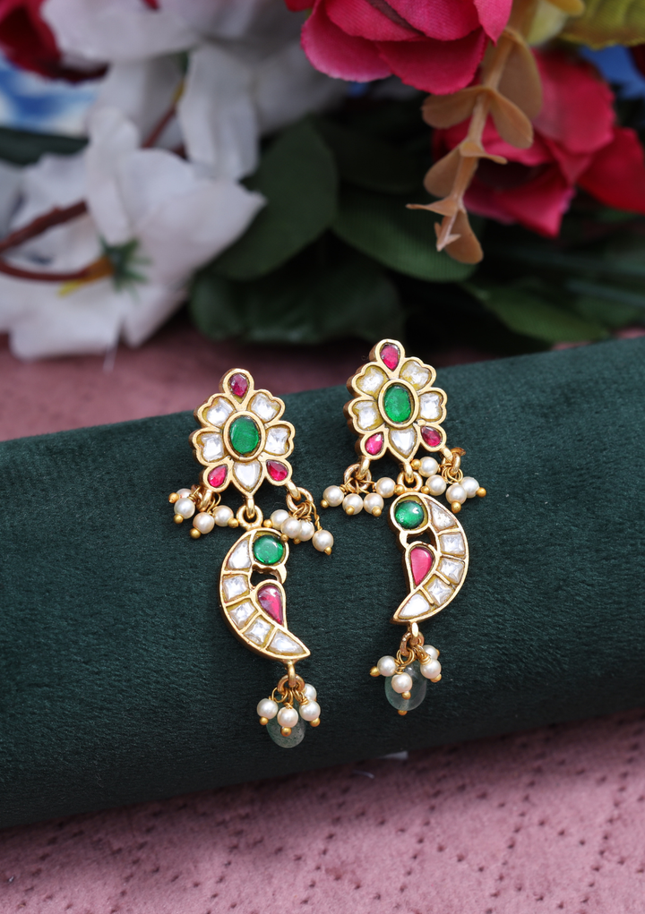Nilgiri Jadau Kundan Earrings