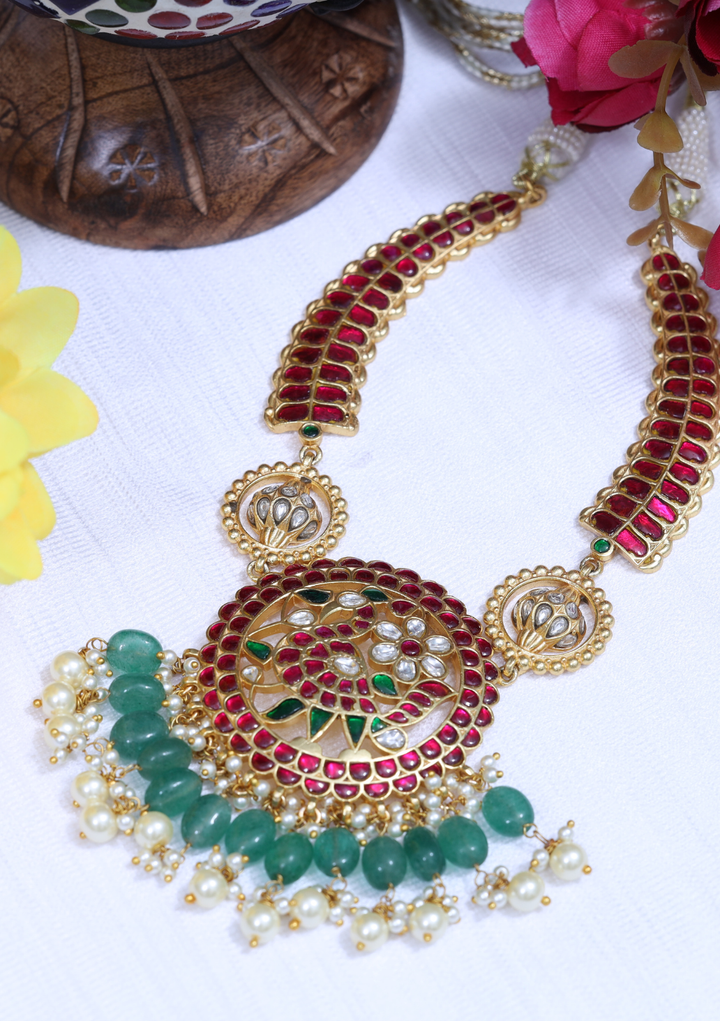 Sarayu Jadau Kundan Regal Necklace