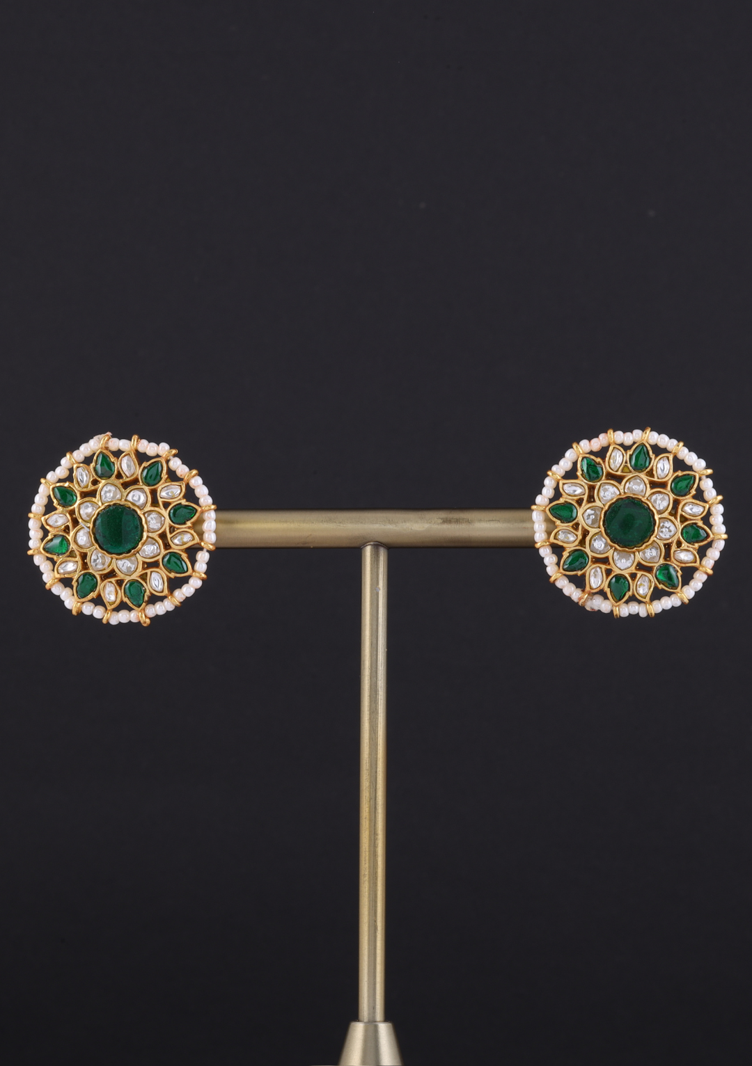 Koshi Jadau Kundan Stud Earrings