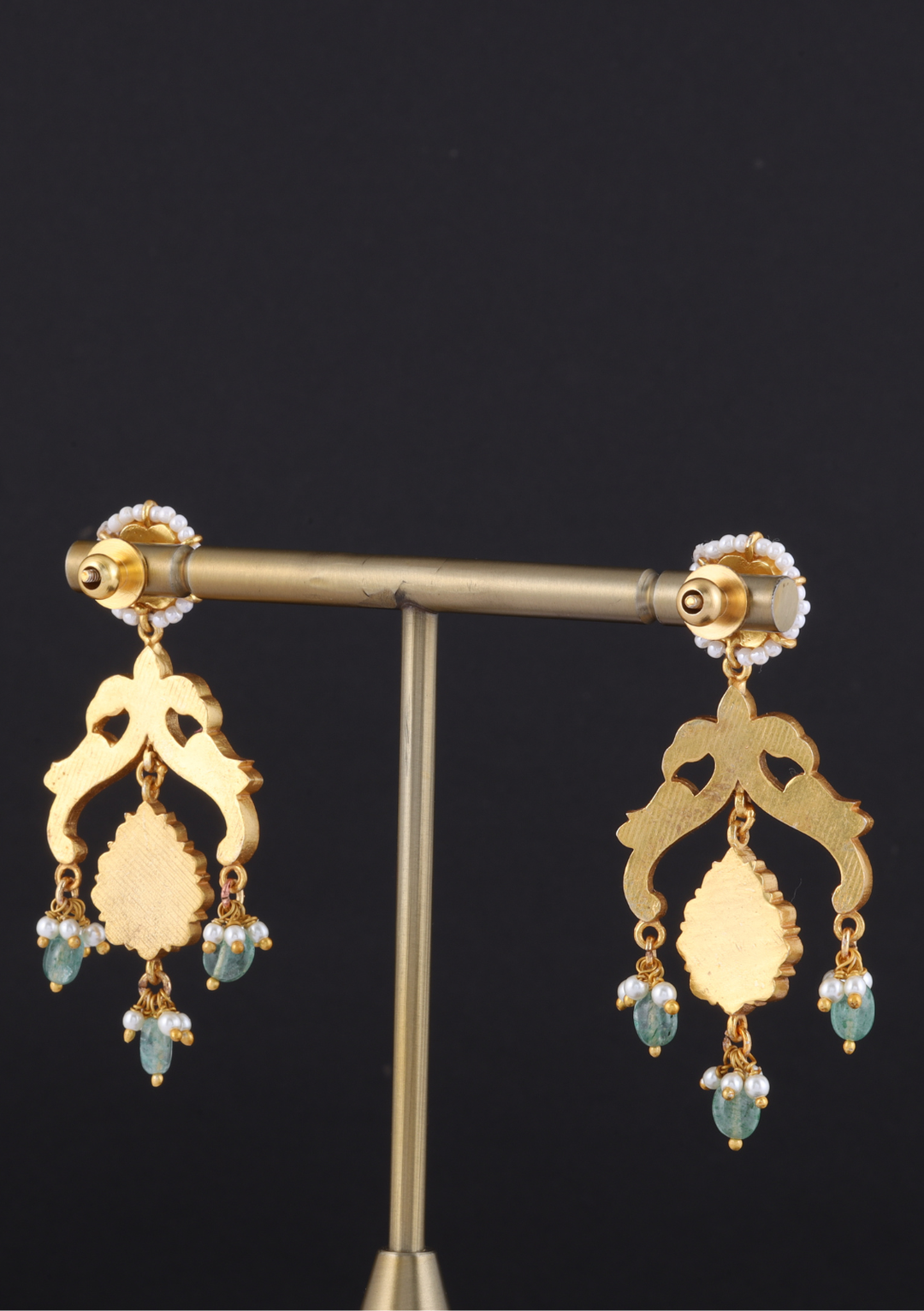Gulab Jadau Kundan Designer Earrings