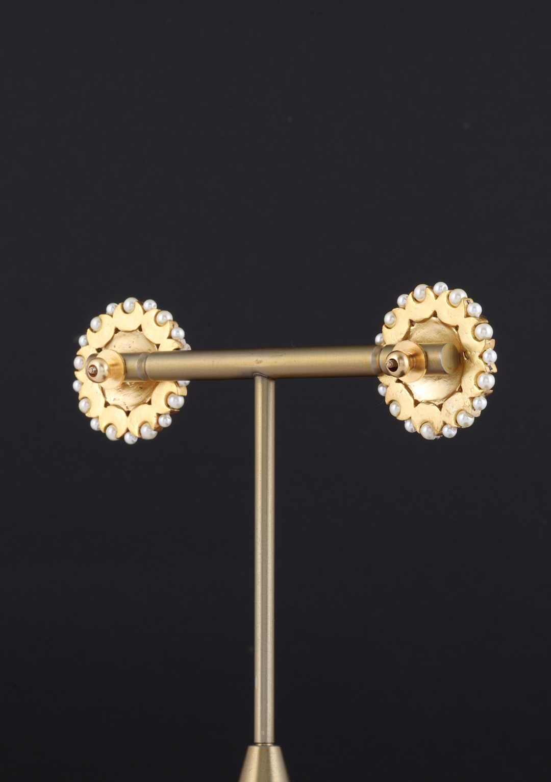 Sikora Jadau Kundan Stud Earrings