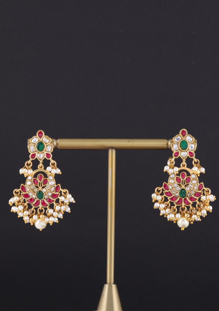 Chhaya Jadau Kundan Designer Earrings