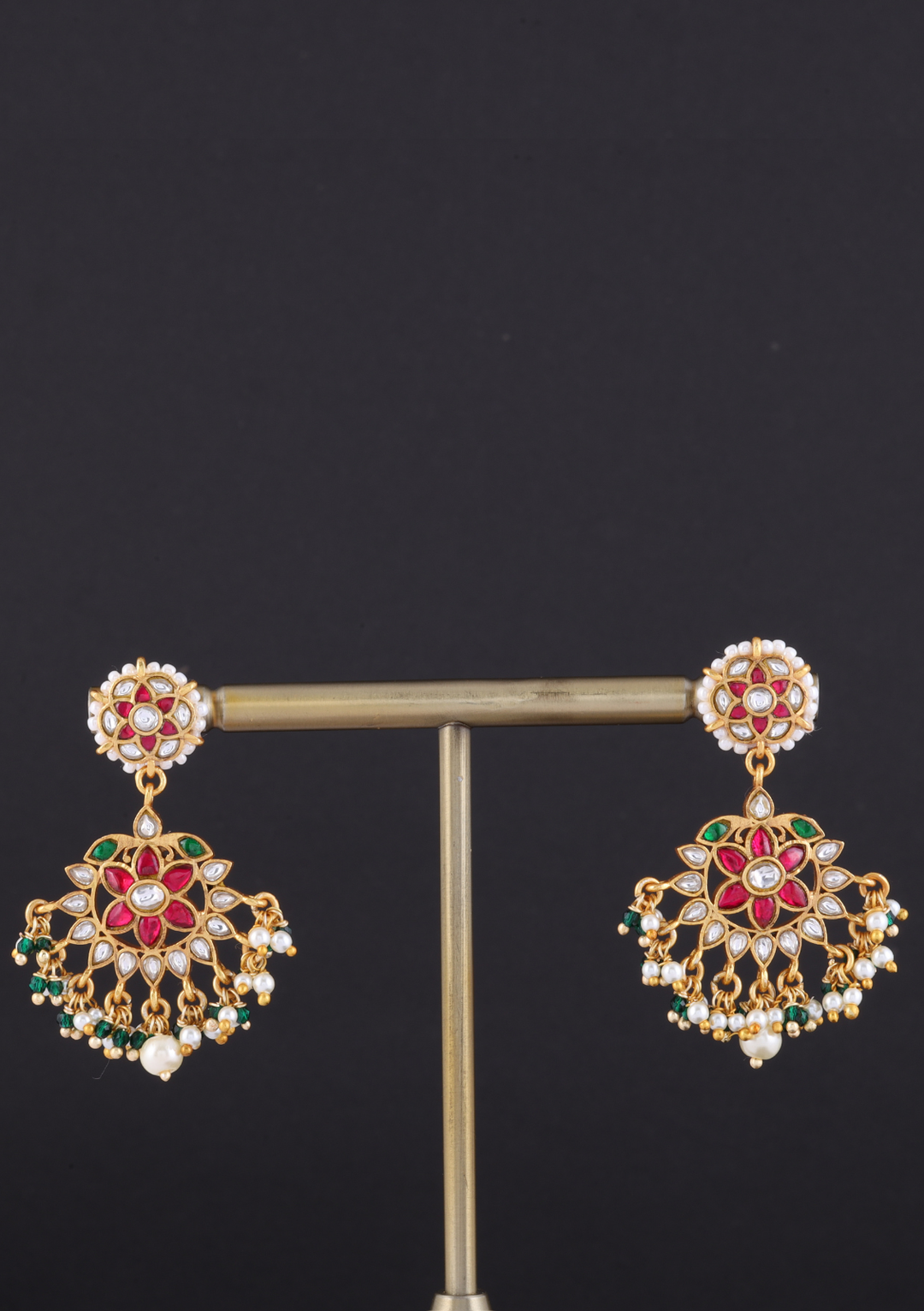 Krupa Jadau Kundan earrings
