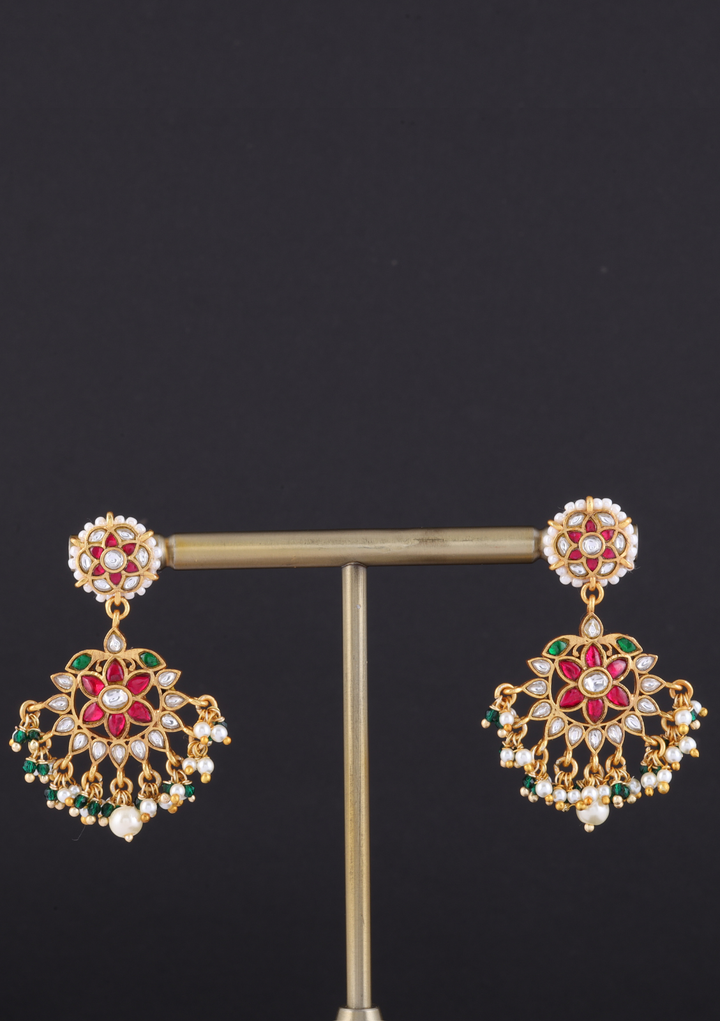 Krupa Jadau Kundan earrings