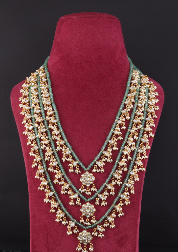 Kalyanam Jadau Kundan Layered Haar Necklace