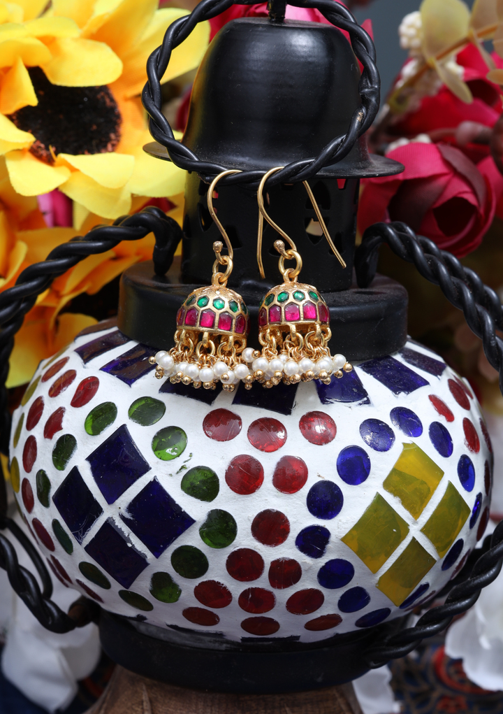 Abhilasha Jadau Kundan Jhumki Earrings