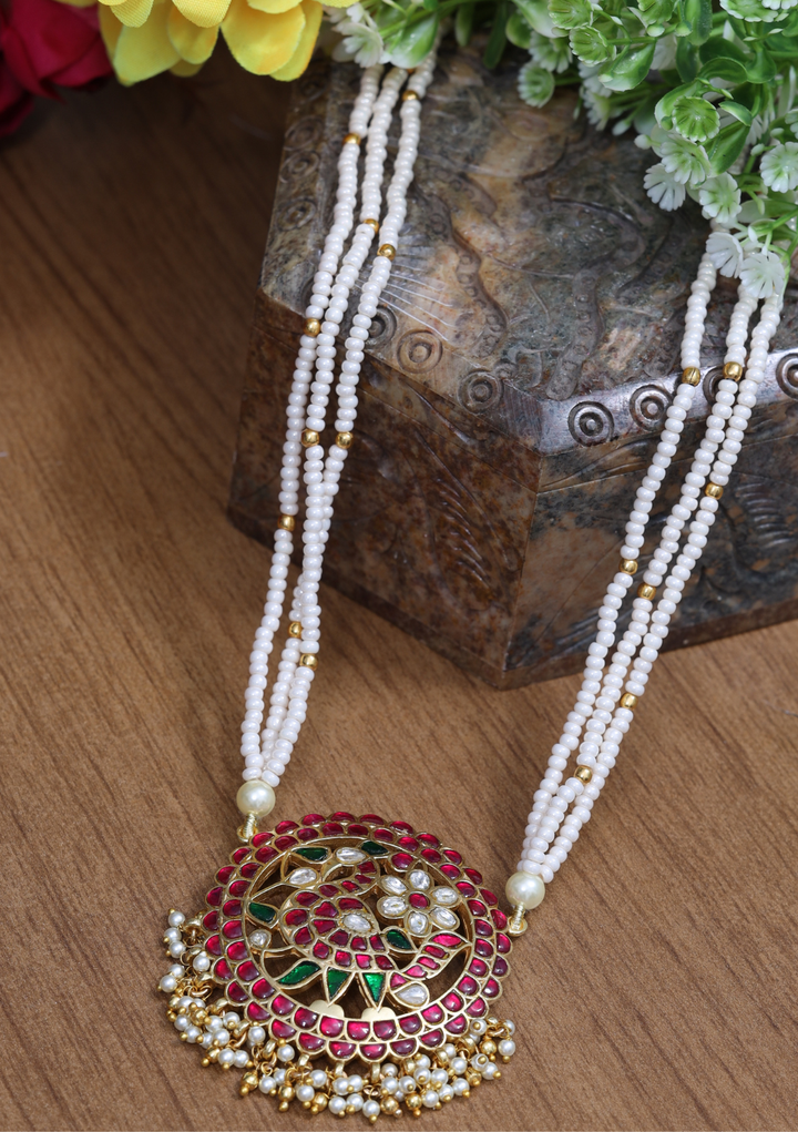 Ruhana Jadau Kundan Long Necklace