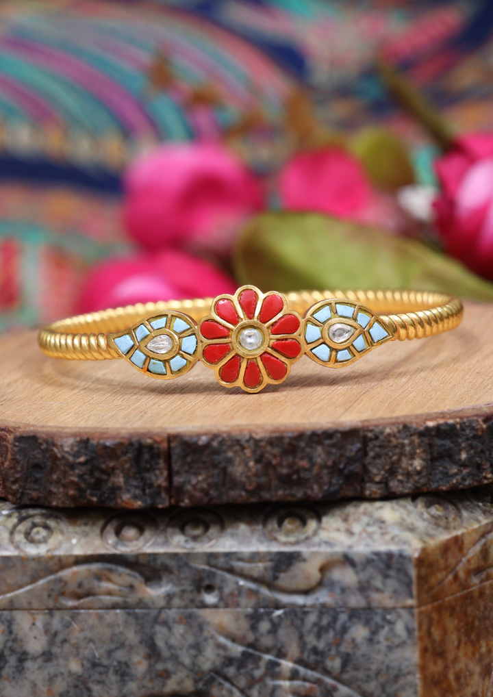 Triveni Exquisite Jadau Kundan Single Bangle