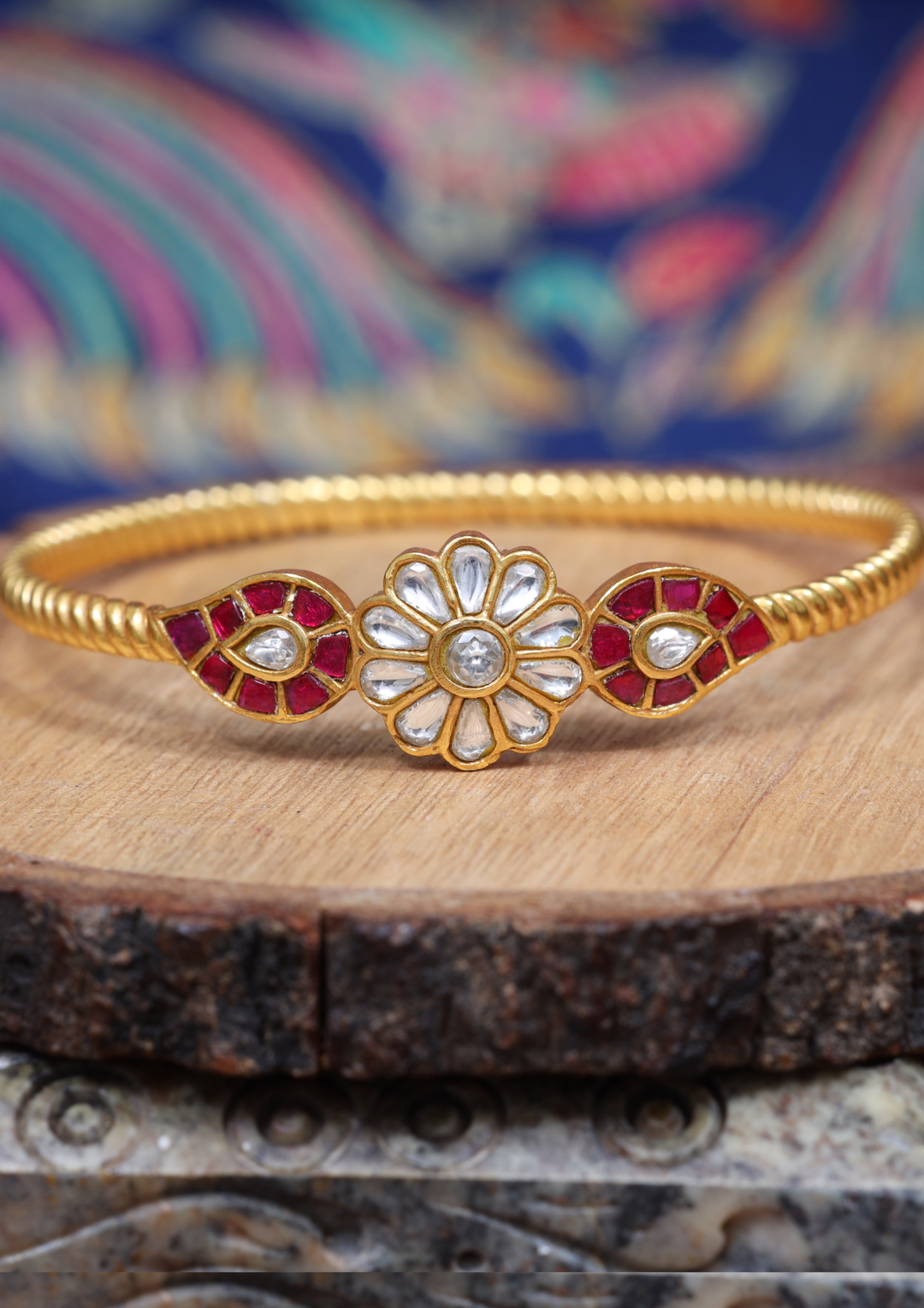 Vaibhavi Regal Jadau Kundan Single Bangle