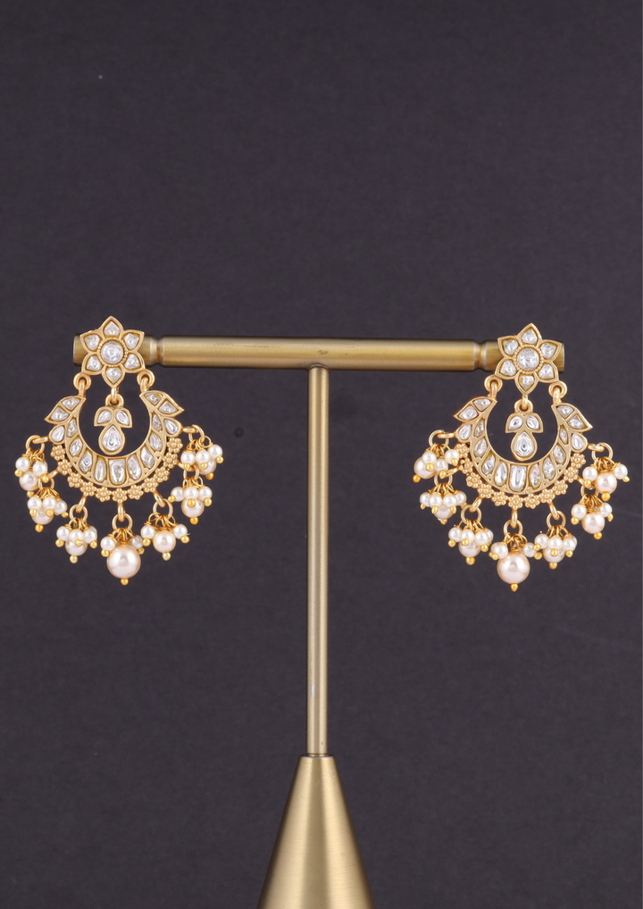 Anagha Bridal Jadau Kundan Earrings