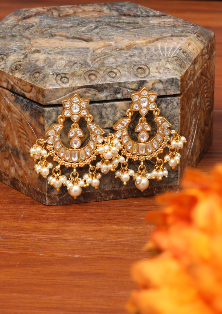 Anagha Bridal Jadau Kundan Earrings