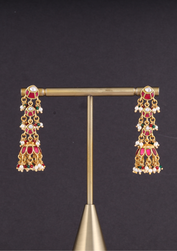 Iraavati Bridal Jadau Kundan Earrings