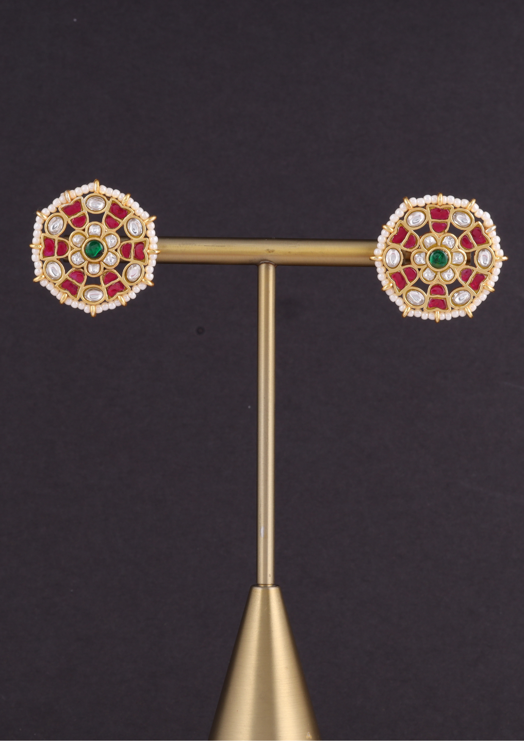 Yashomati Jadau Kundan Earrings