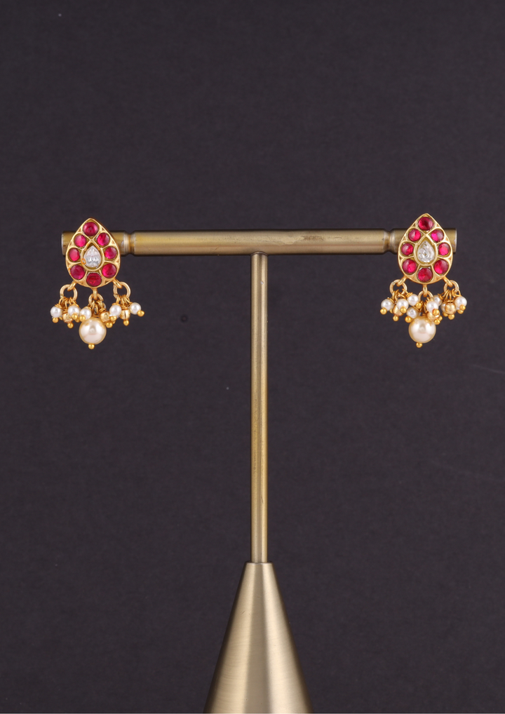 Indulekha Handcrafted Jadau Kundan Earrings