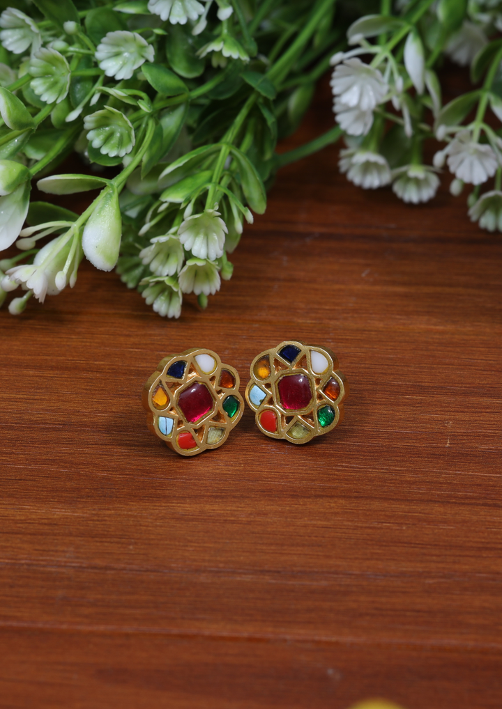 Charusheela Exquisite Jadau Kundan Earrings