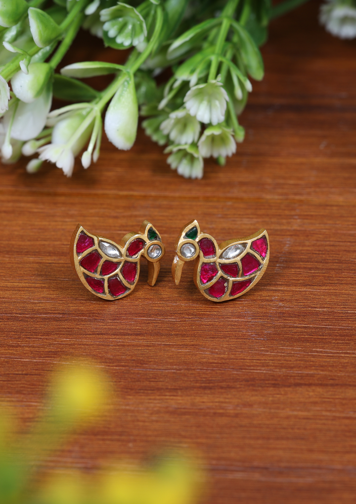 Ojaswini Regal Jadau Kundan Earrings