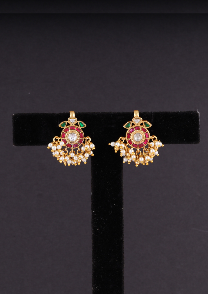 Triveni Regal Jadau Kundan Bugadi Earrings