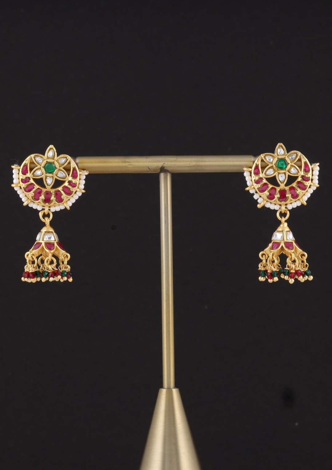 Nandi Handcrafted Jadau Kundan Earrings